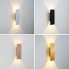 Modern LED Indoor Wall Lamp Bedroom Living Room Home Lighting Aisle Corridor Decoration Aluminum Wall Lights AC85-265V Fixtures
