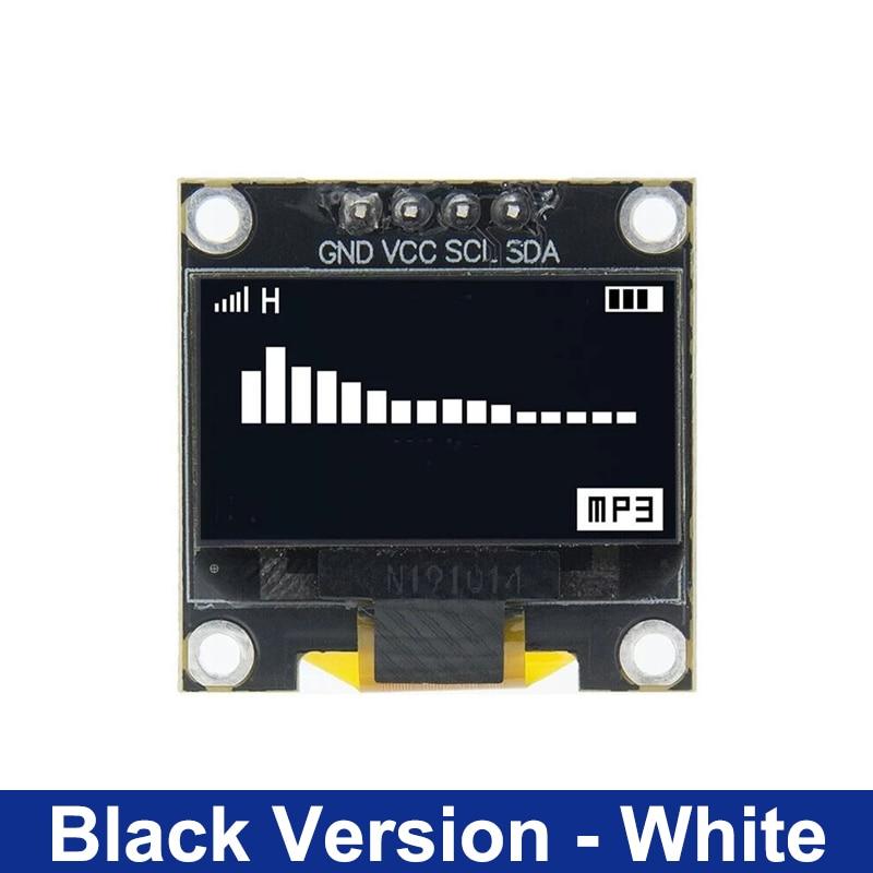 0.96 Inch IIC SPI Serial 7/4Pin White/Blue/Yellow Blue/Yellow OLED Display Module SSD1306 12864 LCD Screen Board for Arduino