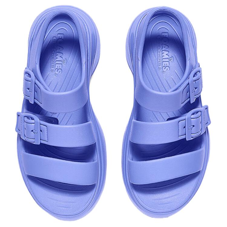 Skechers Сандалии Foamies удобные мягкие пляжные женские синие 111619-PERI