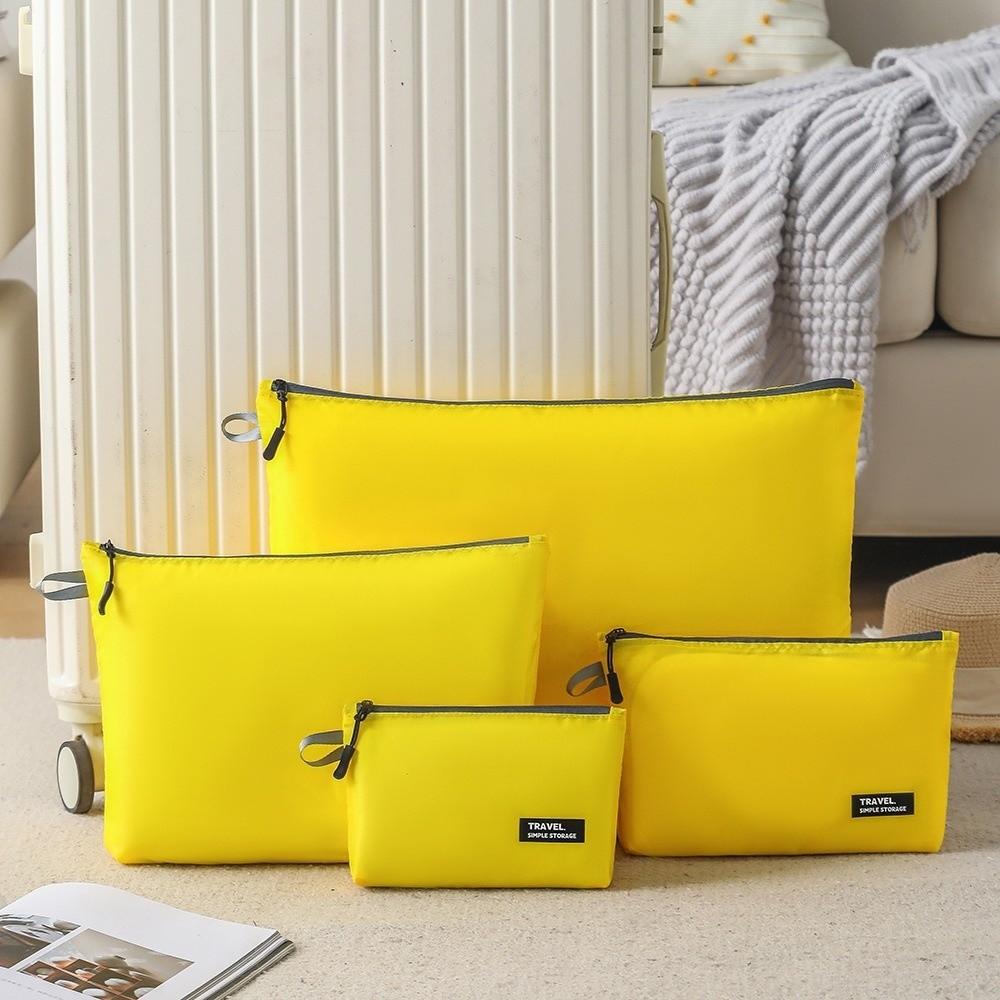 4Pcs/set Water-Resistant Clothing Storage Bag Ultralight Luggage Storage Organizer  Suitcase Packing