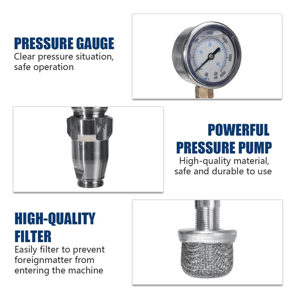 Аппарат безвоздушного распыления высокого давления 3500PSI Профессиональные безвоздушные краскопульты 2500 Вт Безвоздушный распылитель краски Инструмент для покраски