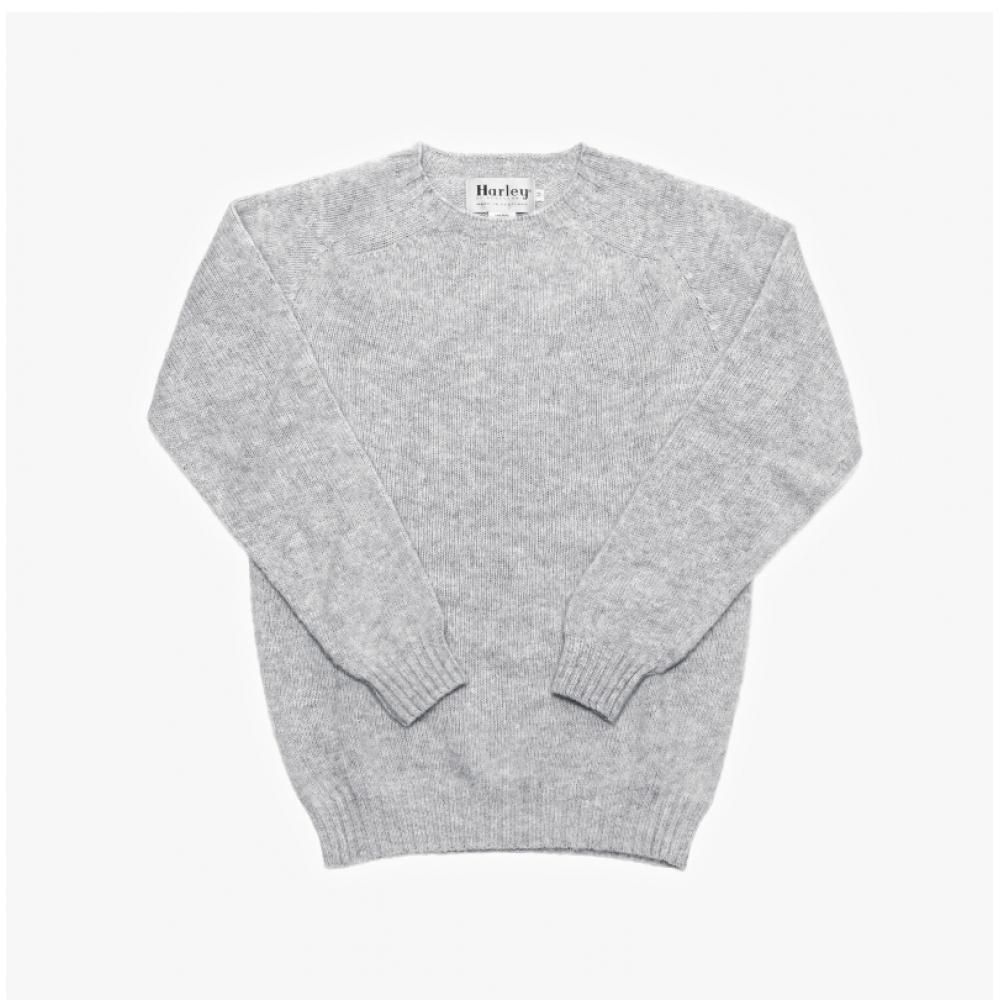 Halliove Scotland M3834 7 Shaggy Silver Shaggy Dog Silver Whole GarMent Men S Knit