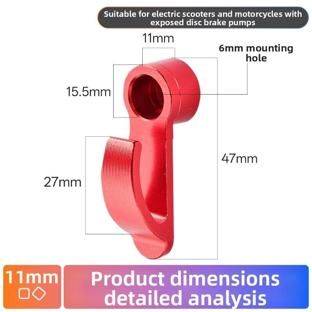 Aluminum Modified Motorcycle Helmet Hook Universal CNC Half Cover for Electric Scooter
