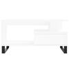  Coffee Table, White 90x49x45 Cm, Wood-based Material