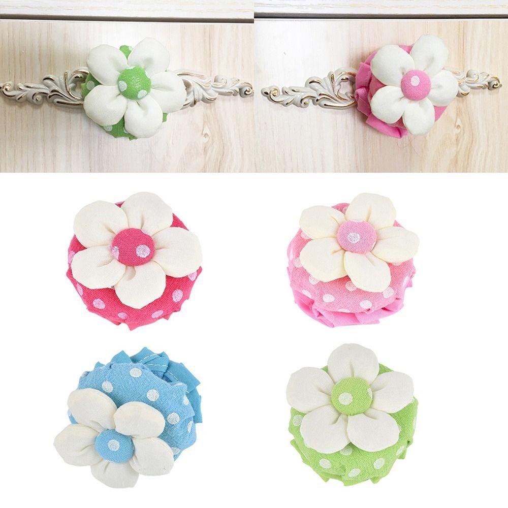 Cotton Drawer Door Handle Gloves Soft Drawer Door Knob Protector Round Knob Covers Wardrobe