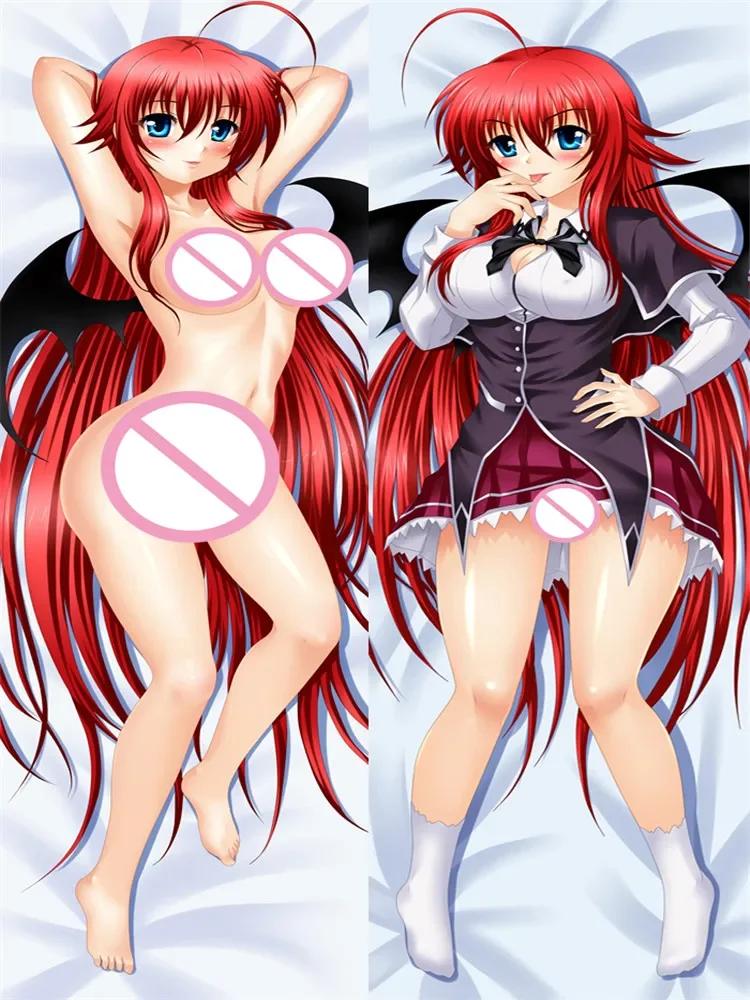 Аниме High School DxD Сексуальная Девушка Риас Гремори Химеджима Акено Ирина Шидоу Дакимакура Наволочка для Обнимающая Подушка для Тела