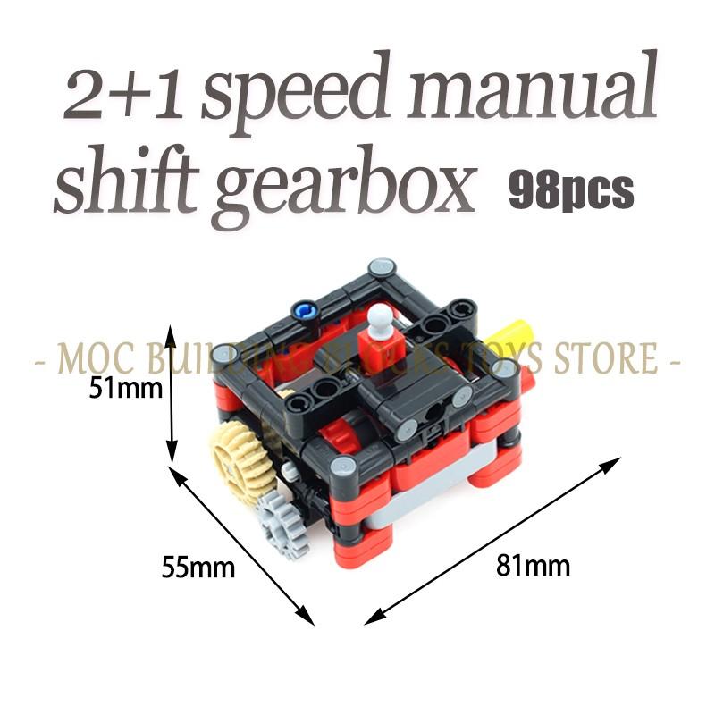 Высокотехнологичные MOC Кирпичи Скоростная Коробка Передач Система Подвески Строительные Блоки Автомобильная Трансмиссия Машинерия DIY Сборные Игрушки