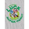Captain America Childrens/Kids St Patrick´s Day Lucky Superhero St Patricks Day T-Shirt