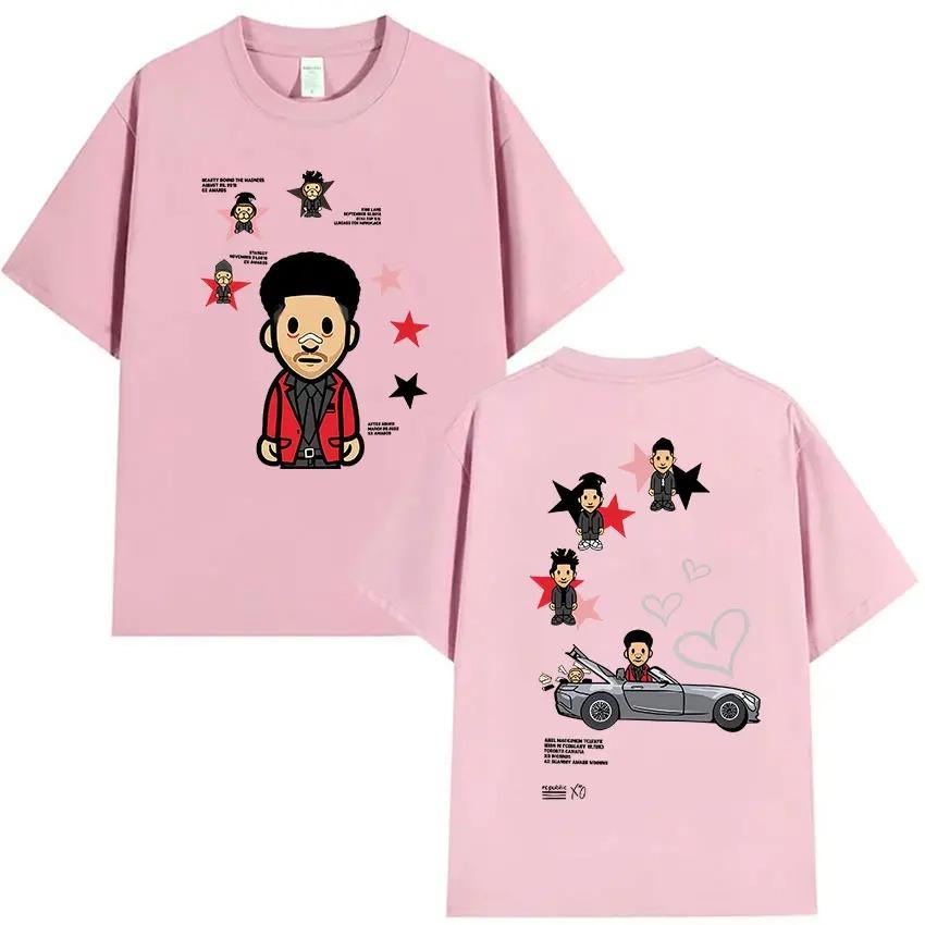 Rapper THE WEEKND 2026 Tour Album Merch TShirt Mens Vintage HighQuality Trendy Casual 100 Cotton Short Sleeve TShirt