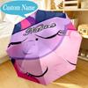 Custom Name Umbrella Pinkie Unicorn Journal Umbrella 8-Frame for Travel, Camping, Casual Lightweight Portable, Essential for Family Gifts