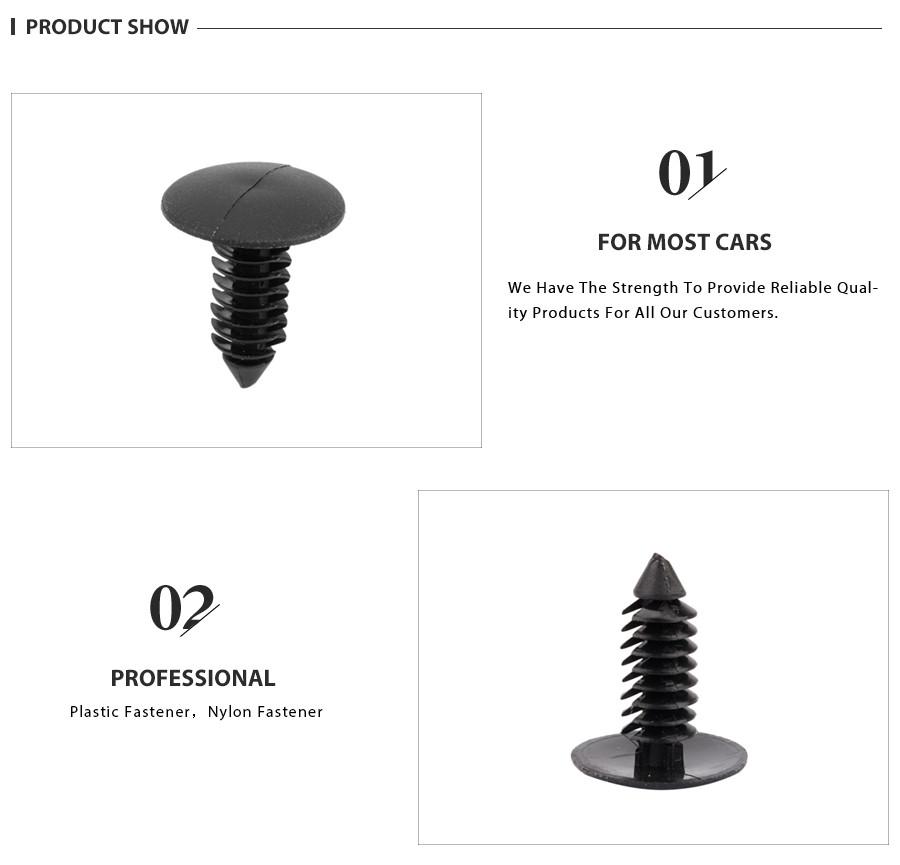 100 шт. Дверной бампер Крыло Крышка Автомобильный крепеж Пластиковый Автомобильный отделочный зажим Заклепка