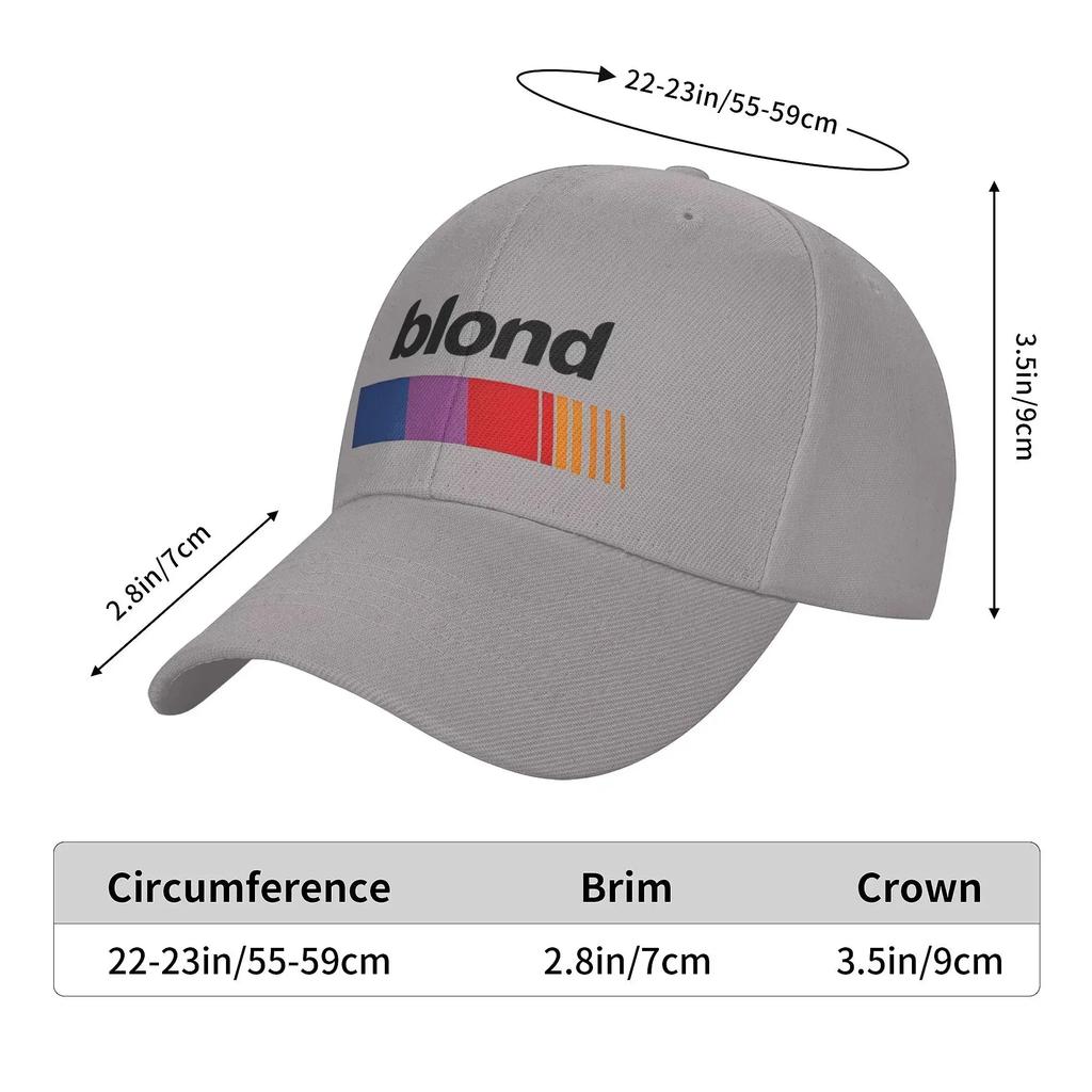 Summer New Frank Blond Album Baseball Cap Outfits For Unisex Vintage Oocean Trucker Hats Adjustable