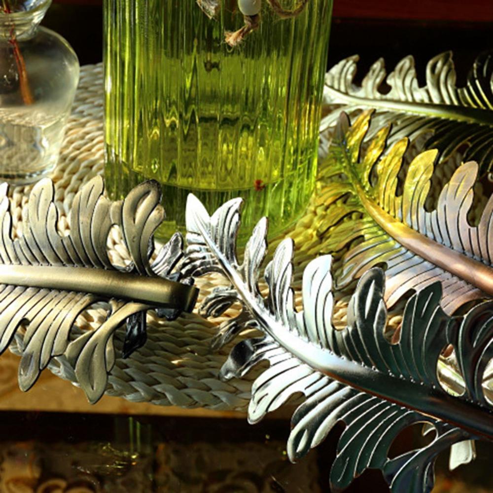 Главная Декоративная вешалка в форме листа Подхват для штор Настенные крючки Держатель для штор