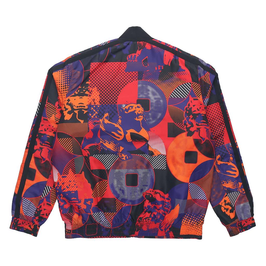 Adidas Куртка Mic Harden с принтом в виде баскетбольного мяча, хлопковое пальто, зимняя мужская куртка, разноцветная GQ2832