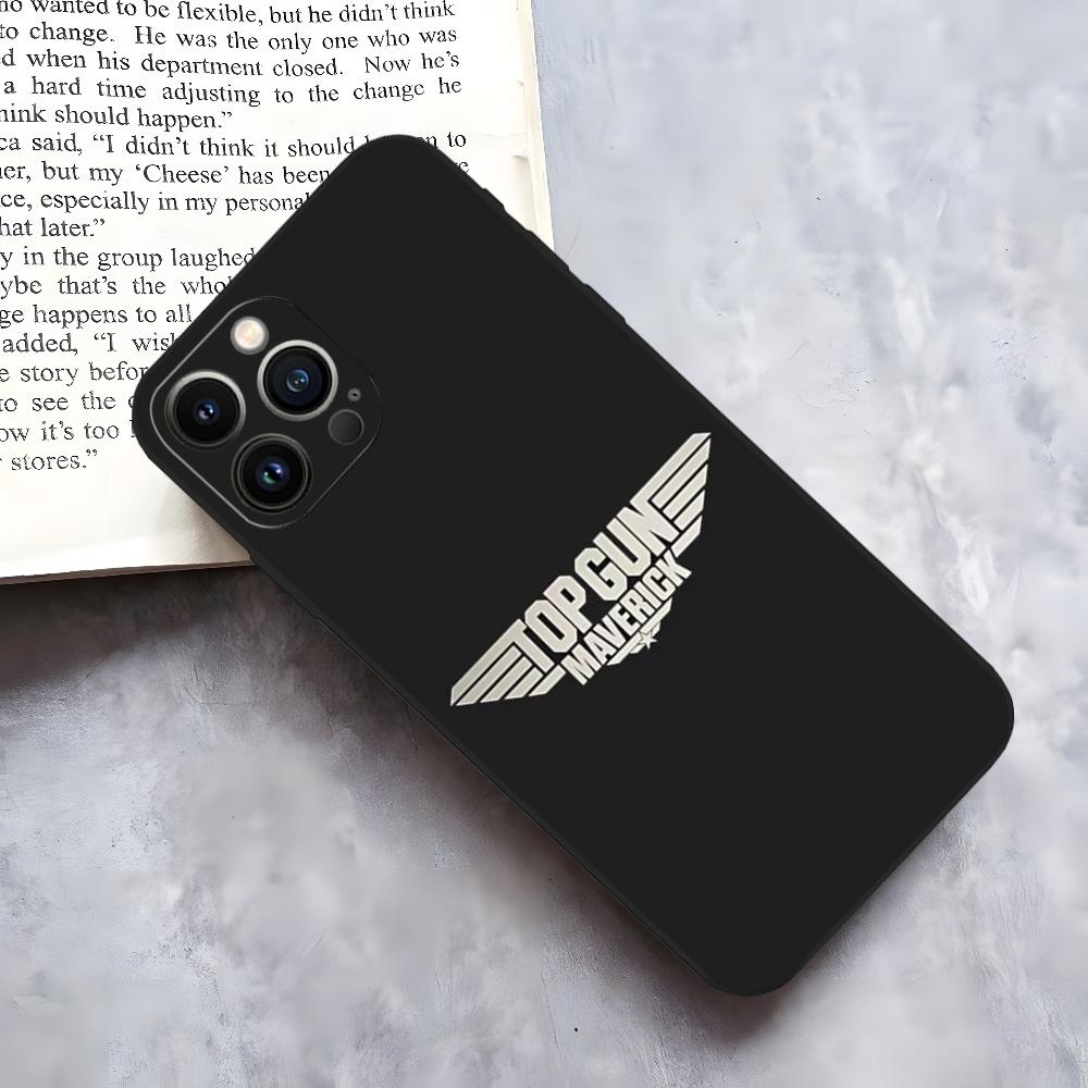 Чехол для телефона Top Gun Maverick для iphone 15 14 Pro 13 Mini 11 12 Max Xr X Xs 8 Plus Ударопрочная задняя крышка
