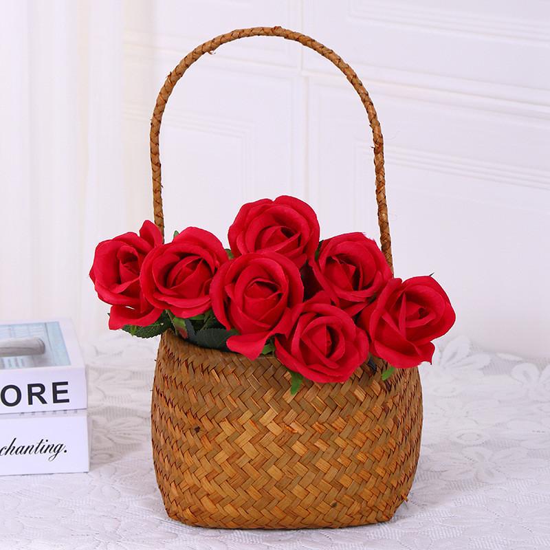Rose Silk Artificial Flowers For Wedding Decor Home Styling Use Photography