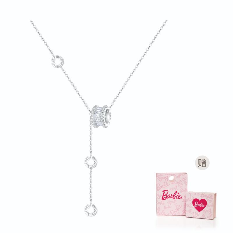 Barbie necklace "Eternal Vow" Series Sparkling, Elegant, Fashionable, Versatile, High-End Noble, Exquisite Small Waist Clavicle Chain, 925 BIE0512009