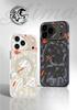 Модный Матовый Противоударный Чехол с Граффити для iPhone 17 Pro Max