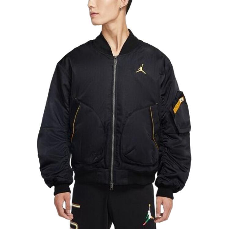 Спортивная куртка Air Jordan с молнией по всей длине, осенняя, азиатский размер S, 'Черный', мужская DN3406-010