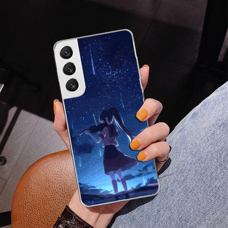 Чехол для телефона Samsung Galaxy с рисунком скрипки и нот S26 S25 Edge S23 S24 Ultra S22 Plus S21 S20 FE Уникальная крышка Мягкий чехол Galaxy S25 S23