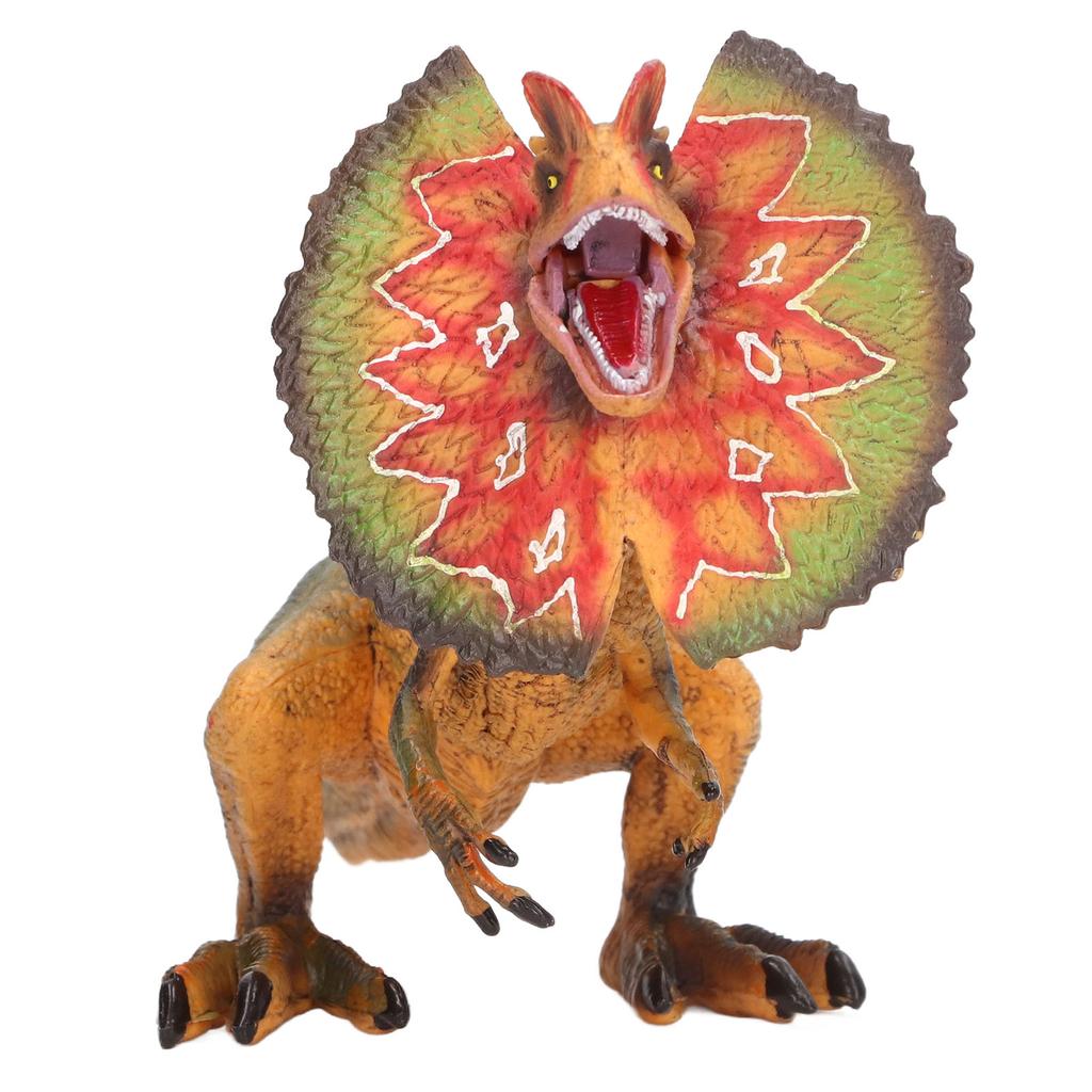 Dilophosaurus Model Figurine Children Dinosaur Figure Toy Collection Birthday Gift For 3 Years Old+