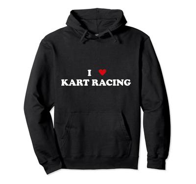 IHeartKartRacer iLoveKartRacing Худи -