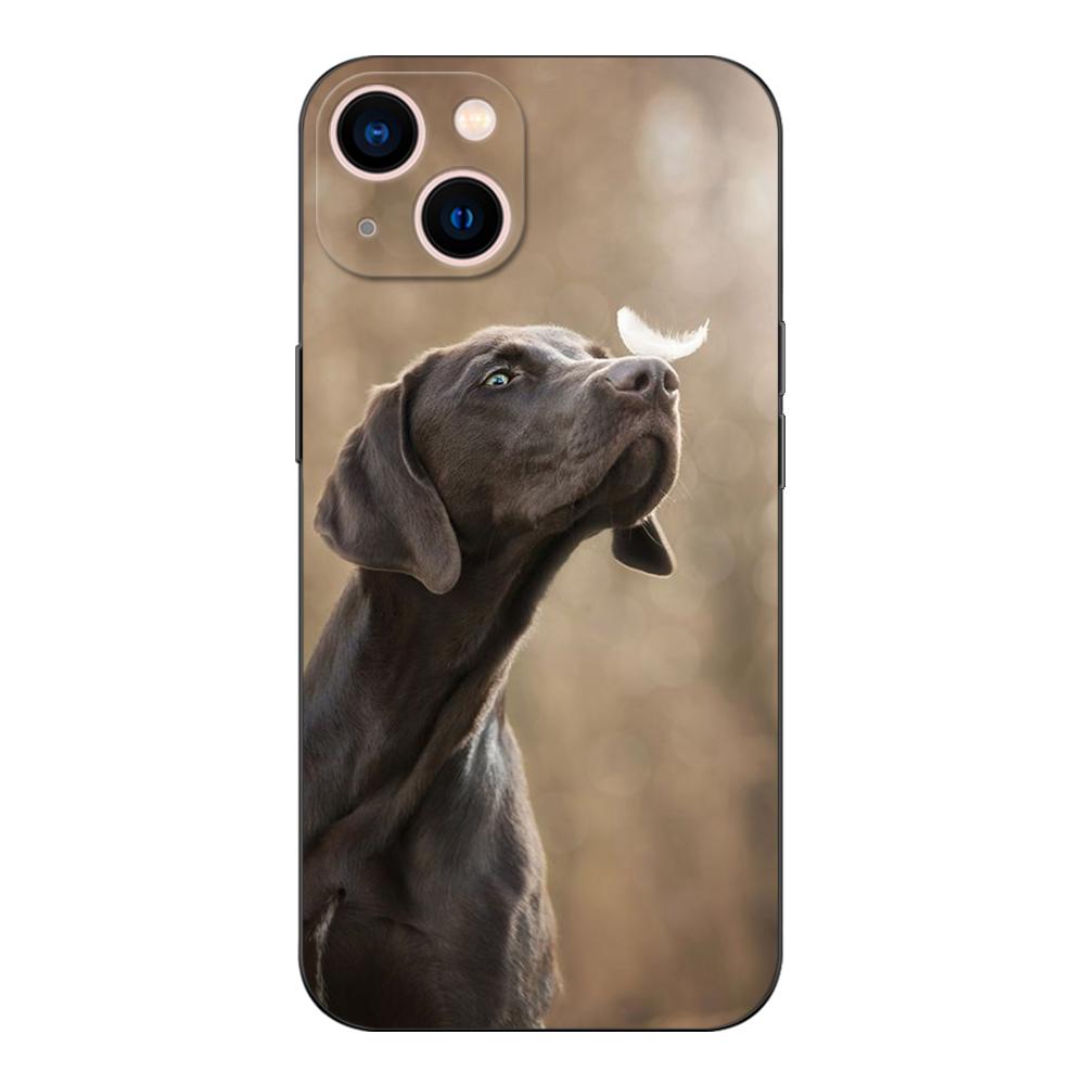 Черный чехол TPU для oneplus 8 pro 8t 9 9R Nord 2 ce N10 N100 N200 4G 5G weimaraner