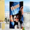 Warner Customize Text Beach Towel Super Soft Microfiber Quickdry Fabric Portable for SwimmingBeachCamping Travel Beach AccessoriesGym