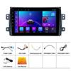 Reakosound Android 9'' HD Mirror Car Radio Player Universal Bluetooth GPS Navigation Audio WIFI For 2006 - 2016 Suzuki SX4