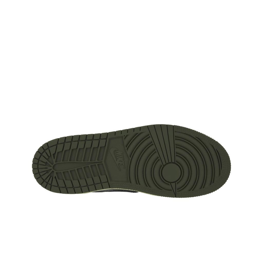 Кроссовки Travis Scott x Air Jordan 1 Retro Low OG SP PS Reverse Olive / Medium Olive Kids Green Black Sail DO5442-200
