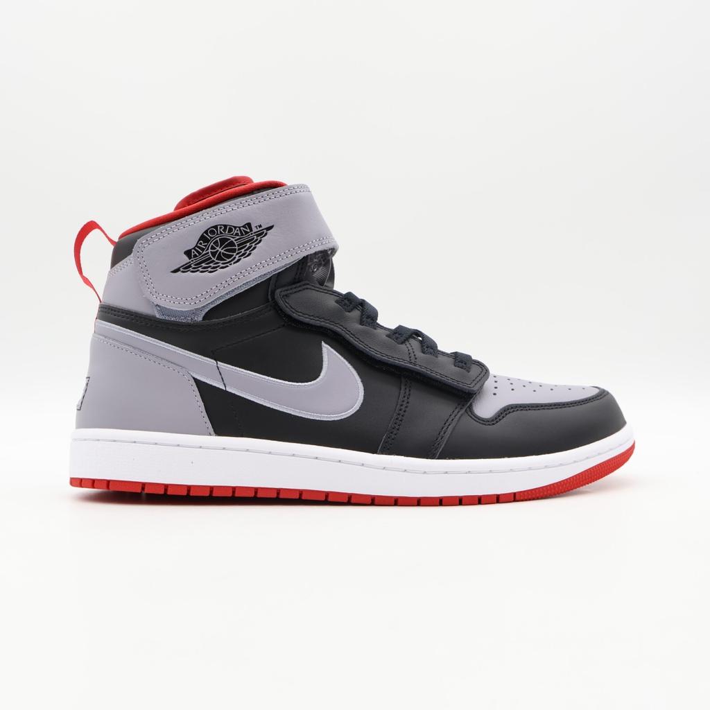 CQ3835-010 Nike Air Jordan 1 High FlyEase Черный Цемент Серый Огненно-Красный (Мужской)