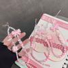 Cartoon Butterfly Bow Phone Chain Candy Colored Phone Wrist Strap Bag Pendant  Phone Accessories
