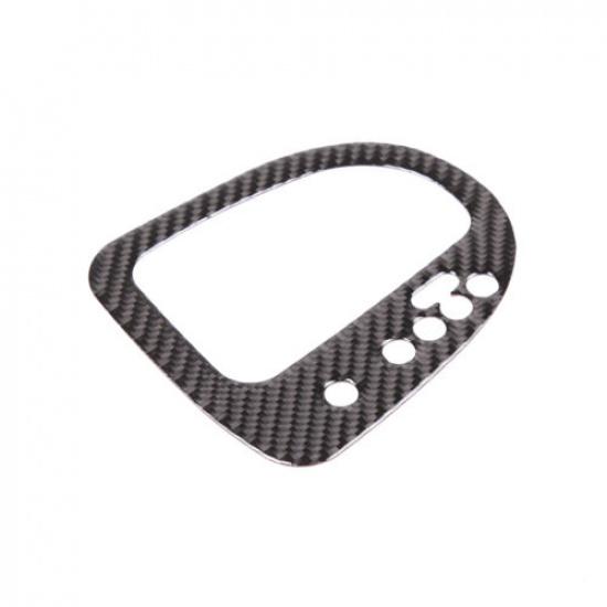 Soft Carbon Fiber Center Shift Gear Panel Trim Sticker For Seat Leon 2008-12