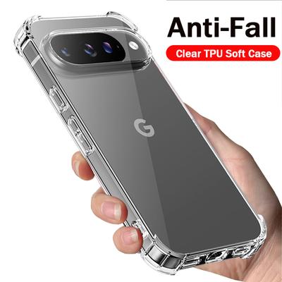 Прозрачный чехол для Google Pixel 9 10 Pro XL 5G Pixel10 Pixel9 Чехол Прозрачный Тонкий Мягкий ТПУ Защитный Чехол Funda Накладка Capa