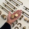 Bronze Wardrobe Knobs Antique Kitchen Cabinet Handles Retro Cupboard Drawer Pulls Handles For Furniture Cabinet Knob And Handles