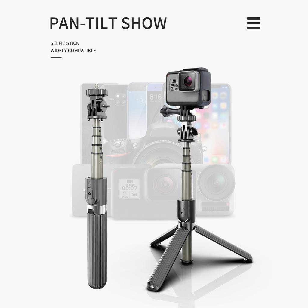 Многофункциональная палка для селфи, 33,8 дюйма, настольный штатив, стабилизатор карданного подвеса, 5-секционная телескопическая штанга с