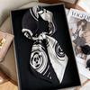 Spring and Autumn Thin and narrow long silk scarves Women's Korean version Summer decoration with shirts, suits, scarves, headbands, streamers, tied b