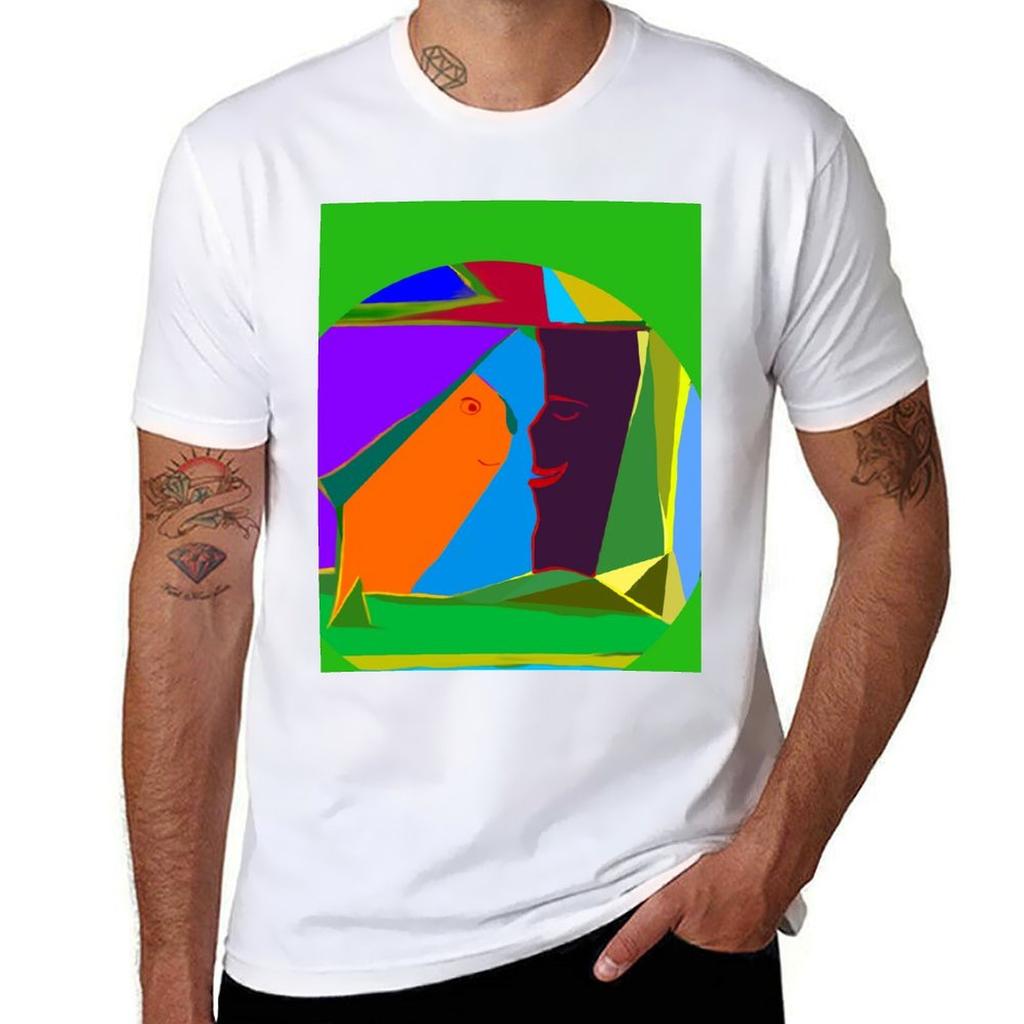 Friends At The Window Tshirt Creative Graphic Tee Shirt