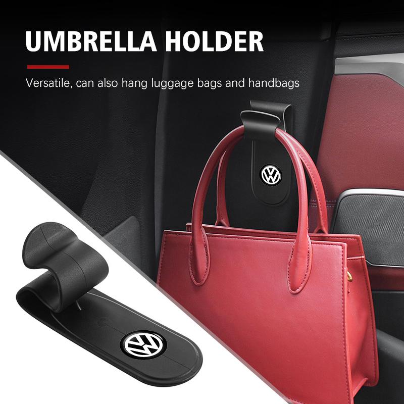 Multifunctional Car Umbrella Holder PP Adhesive Auto DJAKD5 Organizer Clip For Volkswagen VW Scirocco Jetta Beetle Golf 4 5 6 Passat