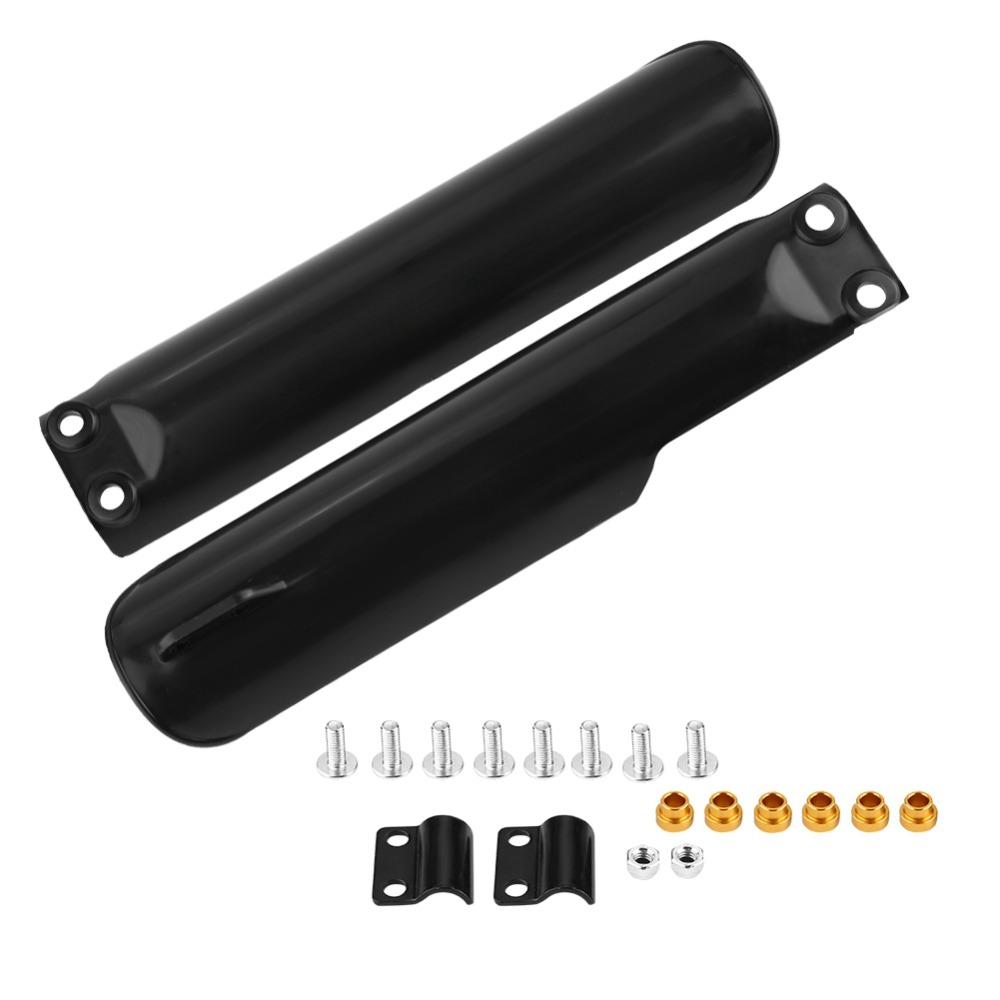 1 Pair Plastic Front Fork Guards 270mm/10.63 Inch Motorcycle Fork Protectors For Dirt Bike