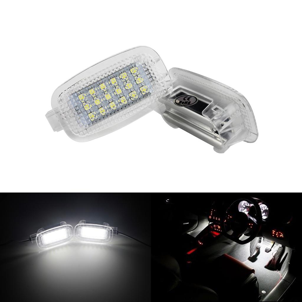 ANGRONG 2x LED Courtesy Door Footwell Luggage Trunk Light For Mercedes Benz W204 W216 W212 C207 X204 GLK W221 R230