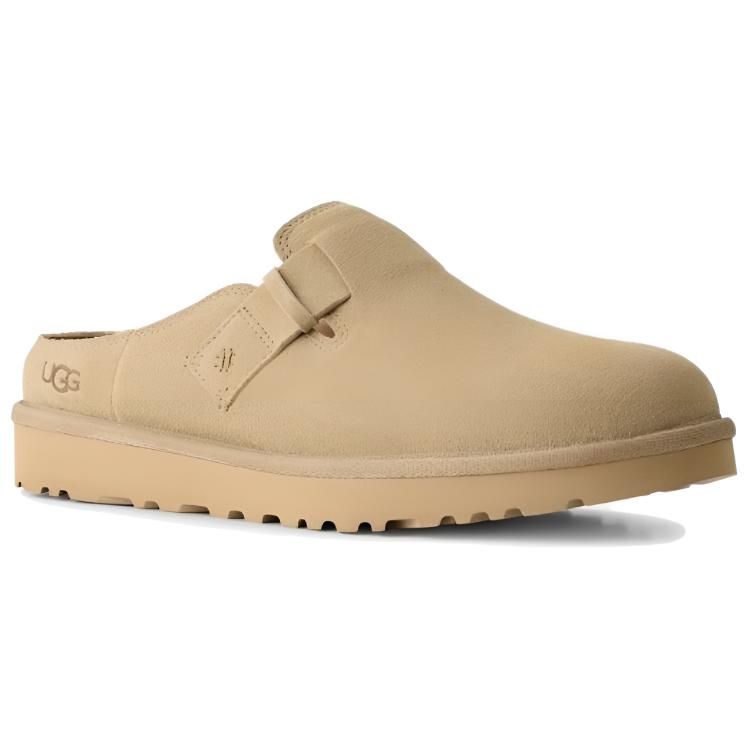 UGG Кальвин Клог Простые Удобные Закрытые Тапочки Мужские тапочки Песочный 1178852-SAN