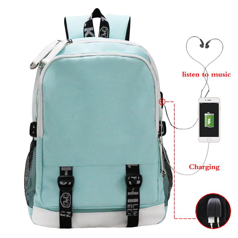 Blank USB Backpack Travel Backpack Student School Bag Outdoor Bag Support To Customize/make