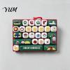 Students Focusing Aid 26-Key Keyboard Fidget Toy, Cartoon Christmas Push Bubble Keyboard, Mini Toy Stress Relief for Backpack Purse Charm Decorative