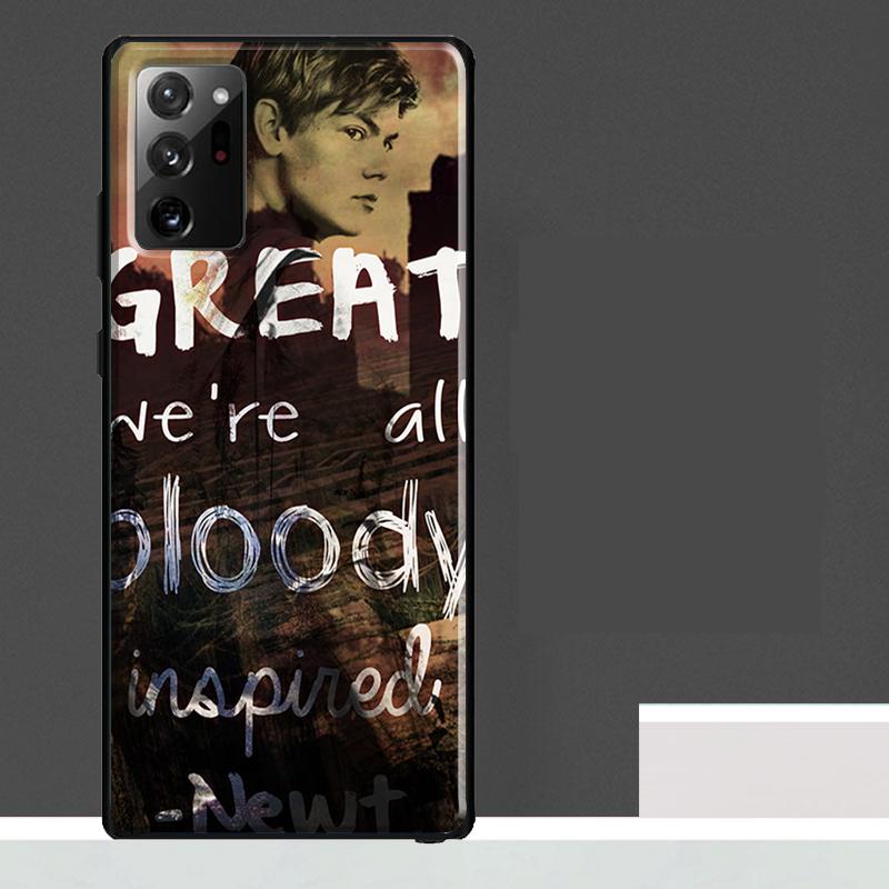 Чехол Maze Runner Ньют для Samsung Galaxy S25 Ultra S21 S22 S23 S24 Ultra S9 S10 S20 Plus S25 FE