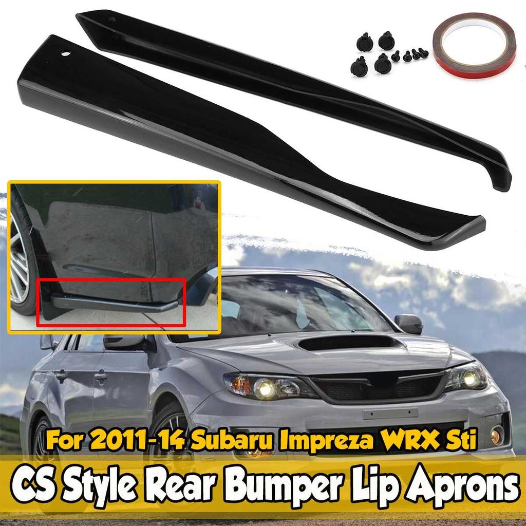 CS Style 2x Автомобильный задний бампер, диффузор, сплиттер, спойлер, защита Canard Protector для Subaru Impreza WRX Sti 2011-2014 4Dr