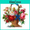Painting Diy Flower 3d Diamond Baskets Embroidery Cross Craft Stitch Home Decor