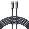 Baseus Плетеный кабель Crystal Shine 100 Вт USB-C на USB-C для быстрой зарядки