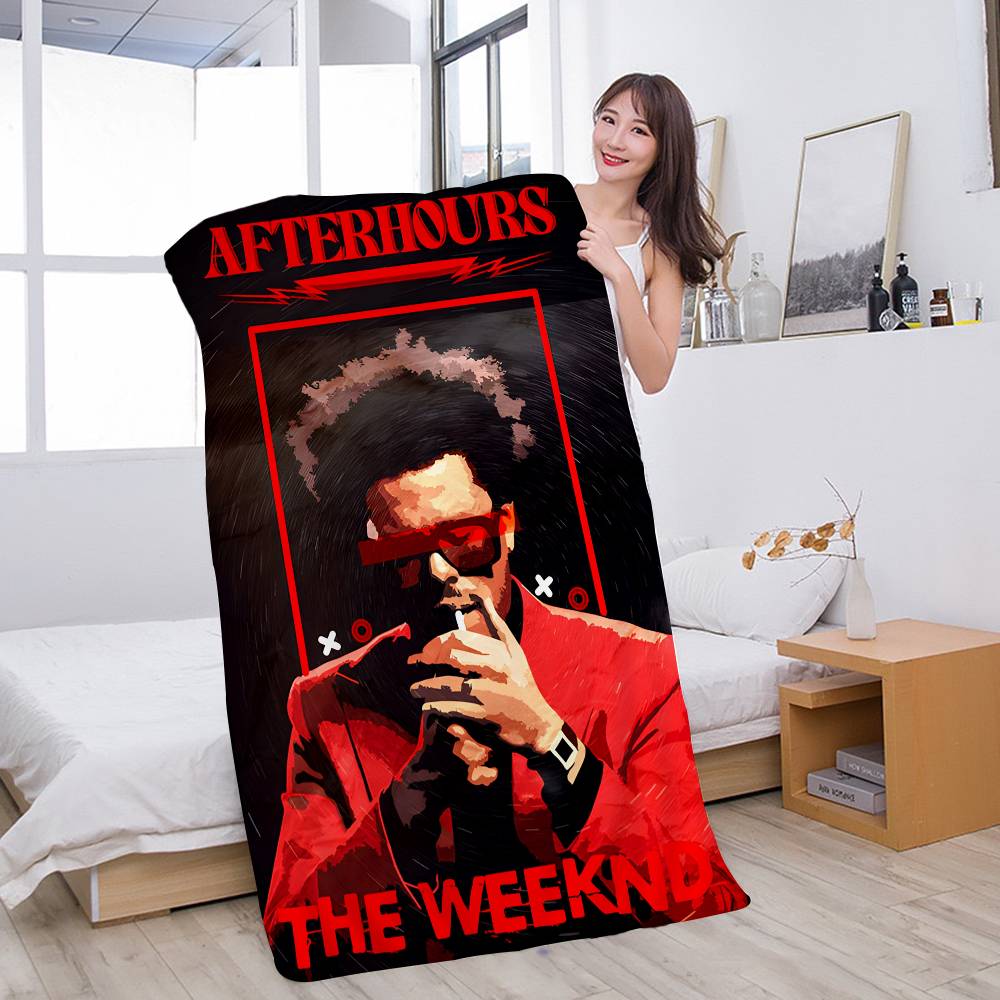 Пляжное полотенце The Weeknd из микрофибры с принтом, для скалолазания, йоги, пляжа, плавания, бега, впитывающее, мягкое