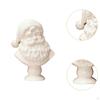 Santa Figure Christmas Decoration Collection Party Supplies Traditional Claus Statue Half Body